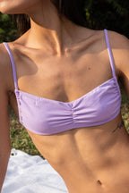 Ribbed Bralette Top, Lilac