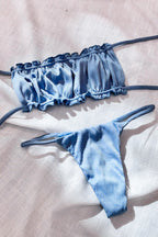 Ribbed String Bottom, Baby Blue