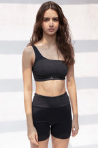 Ribbed Shorts, Black