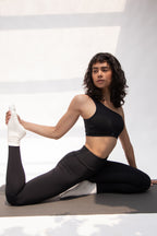 One Shoulder Top, Black