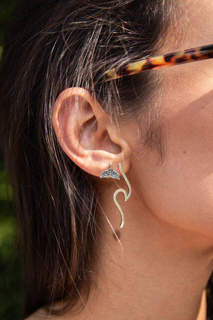 mermaid tail earrings