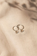 Shell Hoop Earrings