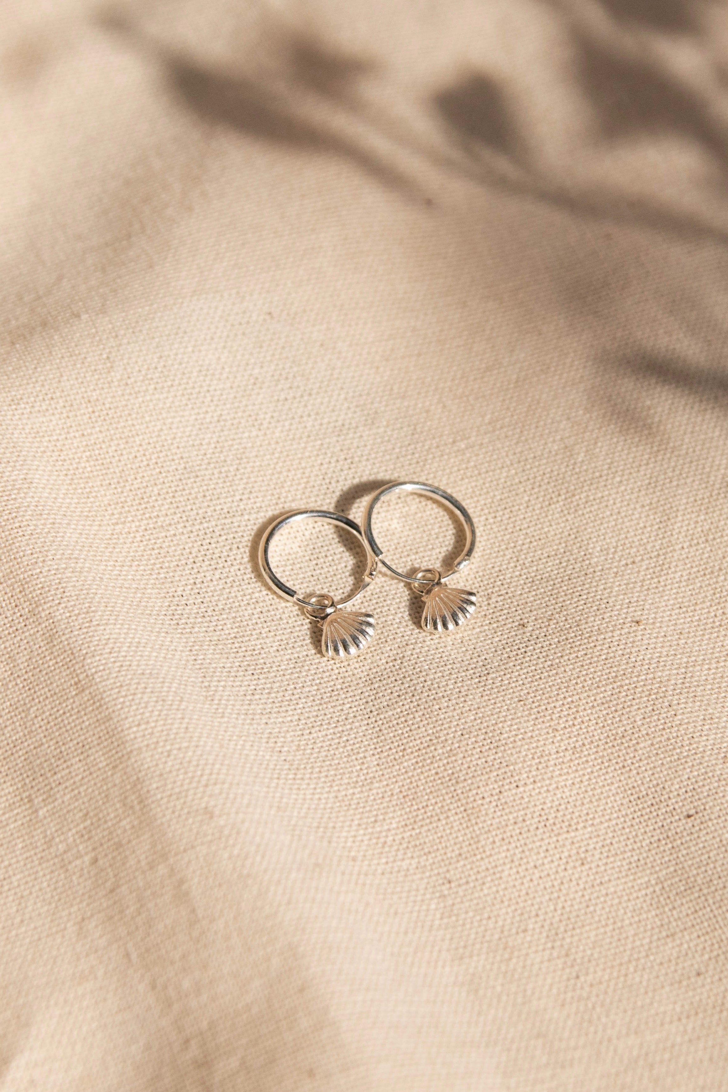 Shell Hoop Earrings