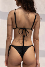Laces Top, Black