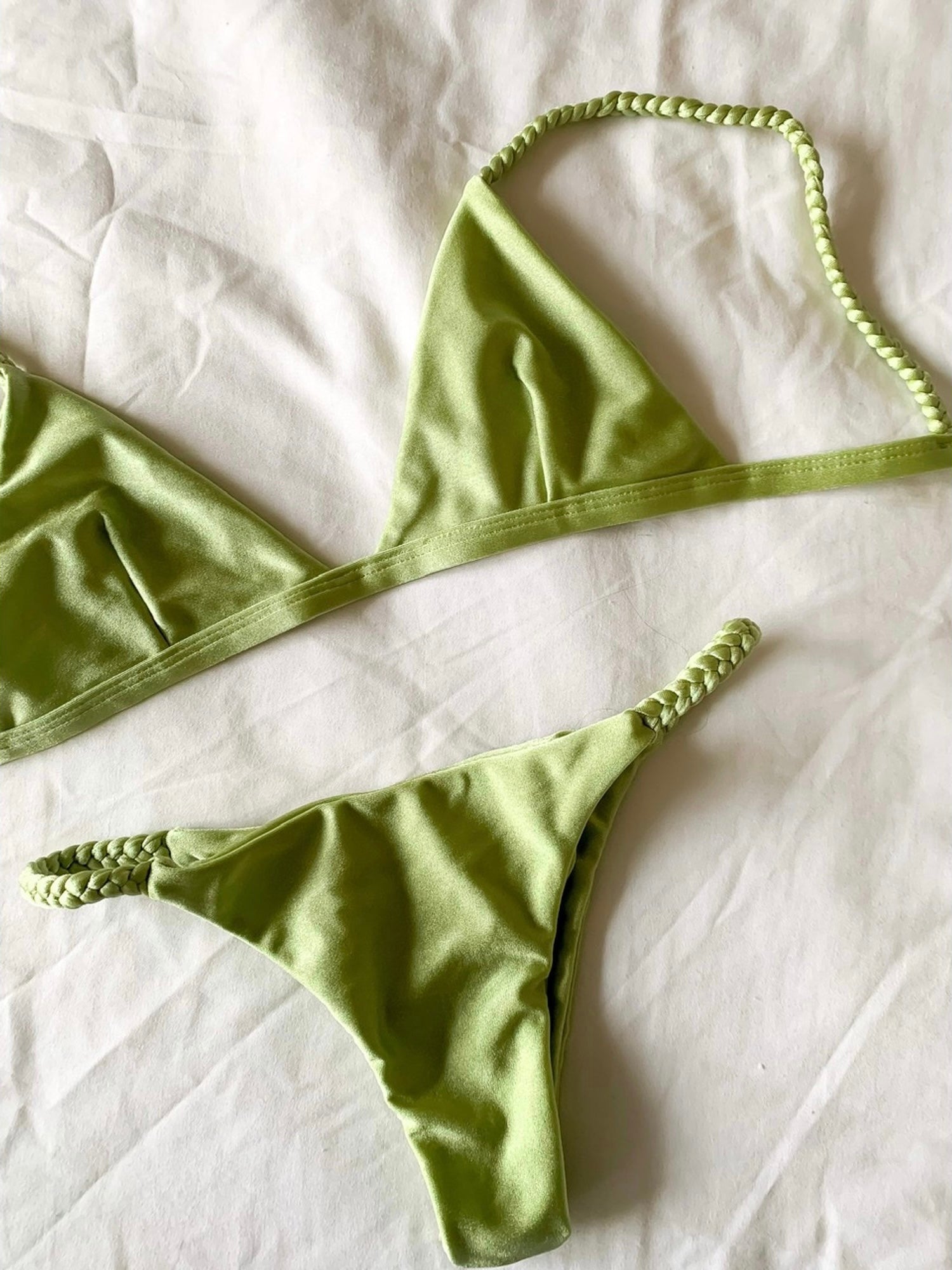 Braided Triangle Top, Mint